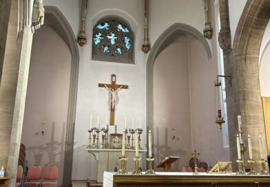 Students receive the Sacrament of Confirmation